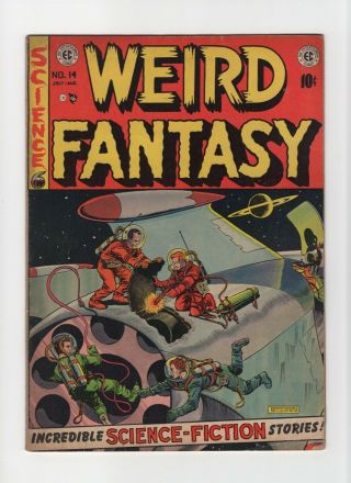 Weird Fantasy 14 Vintage Ec Comic Horror Scifi Golden Age 10c