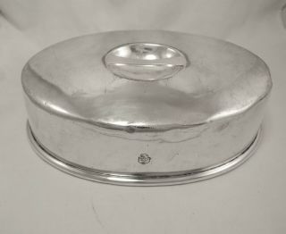 Vintage Canadian Pacific Railway Silver Plated Food Cover Mappin & Webb 1900