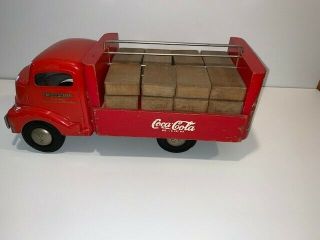 VTG.  1950 ' S SMITH - MILLER COCA COLA DELIVERY TRUCK W/ POP CASES all 2