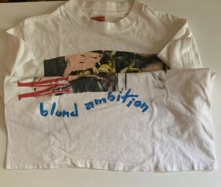 Madonna Blonde Ambition Tour T - shirt Large REAL VINTAGE 2