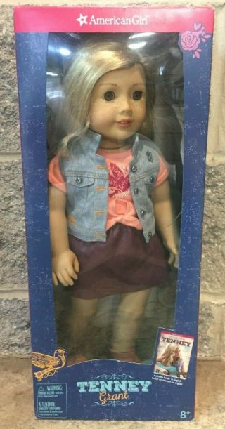 American Girl Doll Tenney Grant 18 Inch,  Retired Iob
