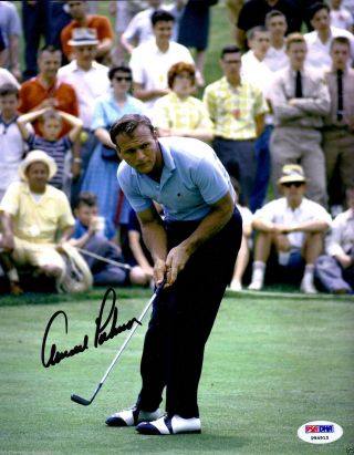 Arnold Palmer Vintage Hand Signed Autographed Pga Photo W/ Proof,  Psa/dna