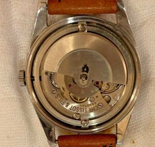 TISSOT VISODATE SEASTAR AUTOMATIC WRISTWATCH VINTAGE EXCELENT GOLD INS 5