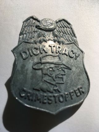 Dick Tracy Crimestopper Badge 50s