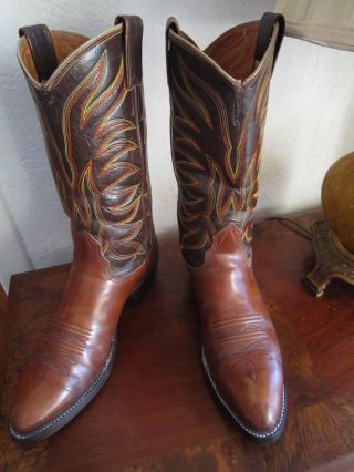 Vintage NOCONA Cowboy Boots - about the cost of the recent resole sz 10 2