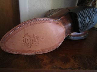 Vintage NOCONA Cowboy Boots - about the cost of the recent resole sz 10 4