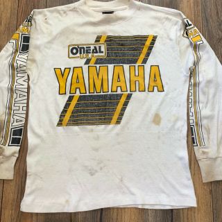 Vintage 80’s Professional Yamaha Motocross Racing Team O’neal Sponsored Jersey