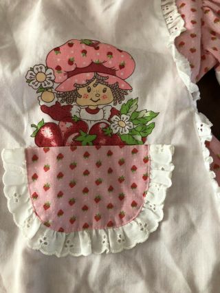 Vintage Strawberry Shortcake Childs Dress Petite Frock 2