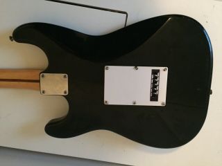 Vintage 1990 Fender Mexican Stratocaster Strat MIM Black Seymour Duncan Rail 8