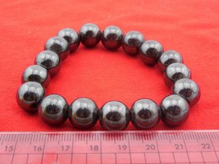 Rare Black Lp Somporn Leklai Hermatite Metal Stone Pendant Thai Amulet Bracelet