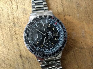 Vintage Tag Heuer Pilot quartz watch chronograph or restauration 5