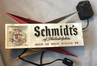 Schmidt’s Beer Vintage Wall Light