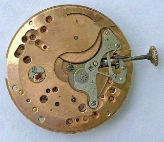Vintage Ulysse Nardin Chronometer hand winding mens watch movement 2