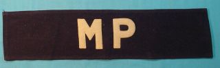 Wwii Us Army Military Police Mp Wool Armband