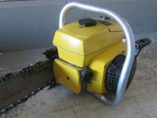 VINTAGE COLLECTIBLE MCCULLOCH PRO MAC 10 - 10 CHAINSAW WITH 16 