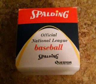 Official National League Spaulding Baseball.  Vintage Charles Feeney
