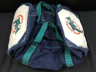 Vintage Miami Dolphins Game Throwback Cosby Equipment Duffle/travel Bag