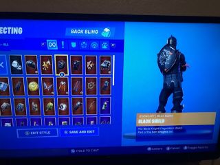 Rare fortnite account,  black knight,  Rare Mako glider,  all battlepasses,  STW 4