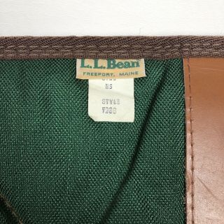 Vintage LL Bean Takedown Shotgun Gun Case Green Nylon and Leather 3