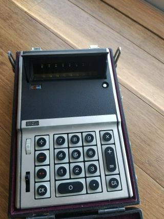 Sanyo - Calculator Icc - 82d,  Well,  Vintage,  Historical,  Comes W Case,  1970s