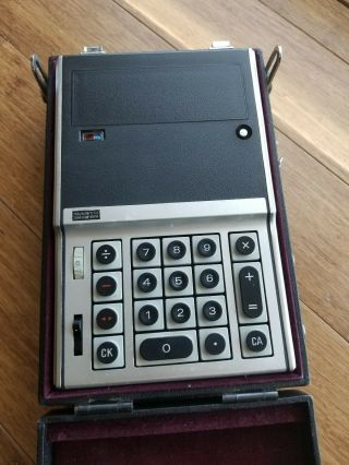 Sanyo - CALCULATOR ICC - 82D,  well,  vintage,  historical,  comes w case,  1970s 2