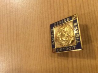 Vintage 1945 Detroit Tigers World Series Press Pin 2