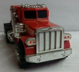 Vintage Schaper STOMPER Semi Red Peterbuilt 4 x 4 Truck Not 2