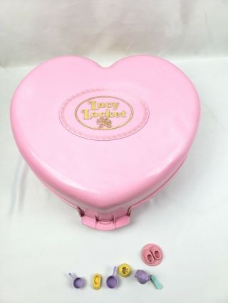 1992 Vintage Bluebird Lucy Locket Large Polly Pocket Play Case 7