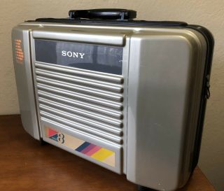 Sony Ev - C8u Video 8 Cassette Recorder Deck,  Ccd - M8u Camera Mini 8 Vintage 1980s