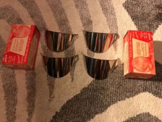 Two Pairs Of Vintage Nos Auto Parts Headlight Mounting Parts