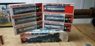 Lionel - Vintage 1976 Blue Comet Set of all (6) Passenger Cars plus bonus items 2