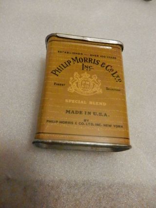 Vintage Phillip Morris Special Blend Cigarette Tin
