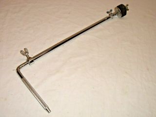Vintage 1968 Ludwig Model 1370 Chrome Plated L - Arm Cymbal Holder