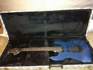 Rare Vintage Gibson Wrc Blue With Hard Case