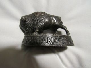 Vintage Lead Iron Pan Amercan Buffalo 1901