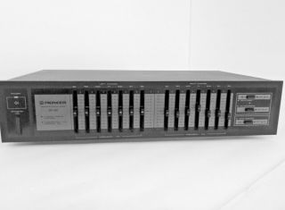 Vintage Pioneer Graphic Equalizer Gr560 7 Ban Linear Con.  Ind.  L/r Chan100