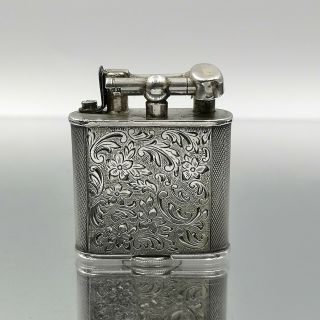 Great Rare SOLID SILVER 900 PETROL DUNHILL FORM lighter feuerzeug 2