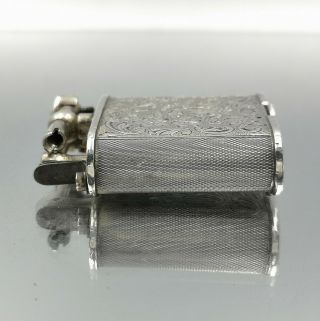 Great Rare SOLID SILVER 900 PETROL DUNHILL FORM lighter feuerzeug 8
