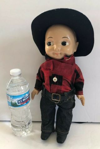 Vintage Buddy Lee Doll Cowboy Outfit With Hat Rivet Lee Jeans Ad 4 Menswear Shop