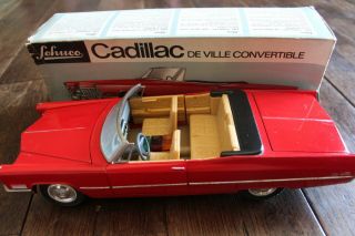 Vintage Schuco Battery Operated Cadillac De Ville Convertible W/box Toy Rare