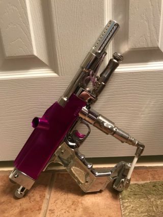Vintage Rare Purple Right Feed Autococker Paintball Gun