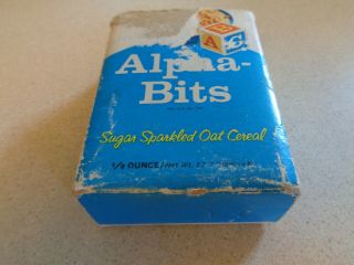 1962 Post Cereal Alpha Bits Luis Aparicio White Sox 49 Vintage Full Box Rare 3