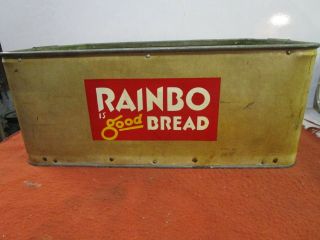 Vintage Rainbo Bread Delivery Box 1960