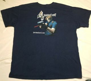 Resident Evil 4 Shirt Capcom Promo Vintage Graphic Gamer Tee Authentic Rare XL 2