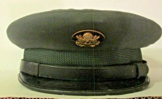 Wwii Us Army Wool Dress Cap Flight Ace With Badge Military Usa