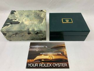 Vintage Rolex Watch Box Case 67.  00.  03 Booklet 0426270