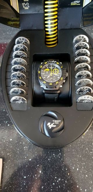 Tissot T - Race Moto GP Limited Edition 2009 Watch Very Rare With Helmet Case 2