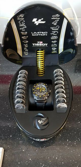 Tissot T - Race Moto GP Limited Edition 2009 Watch Very Rare With Helmet Case 3