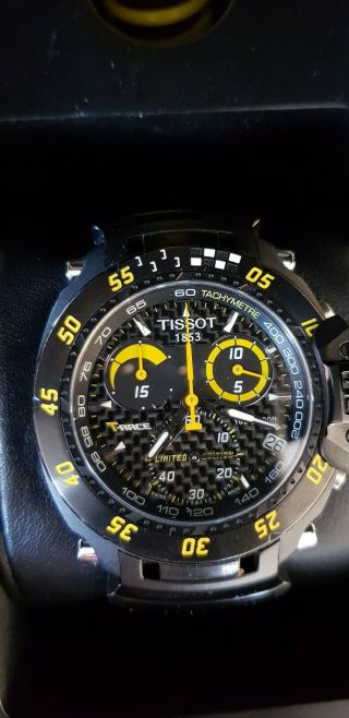 Tissot T - Race Moto GP Limited Edition 2009 Watch Very Rare With Helmet Case 5