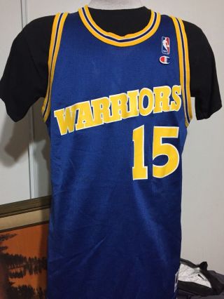 Vintage Champions Golden State Warriors Sprewell Jersey Size 48 Euc